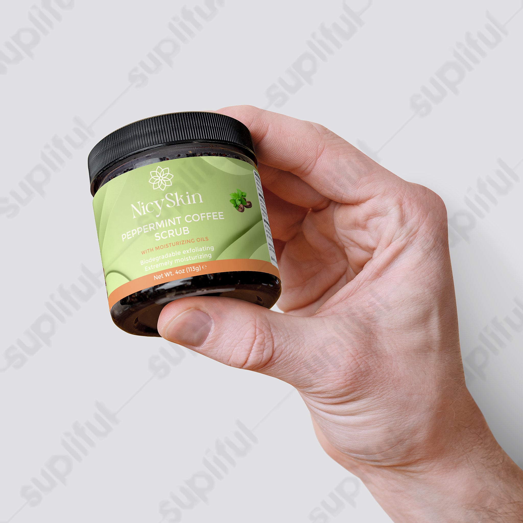 Peppermint Coffee Scrub