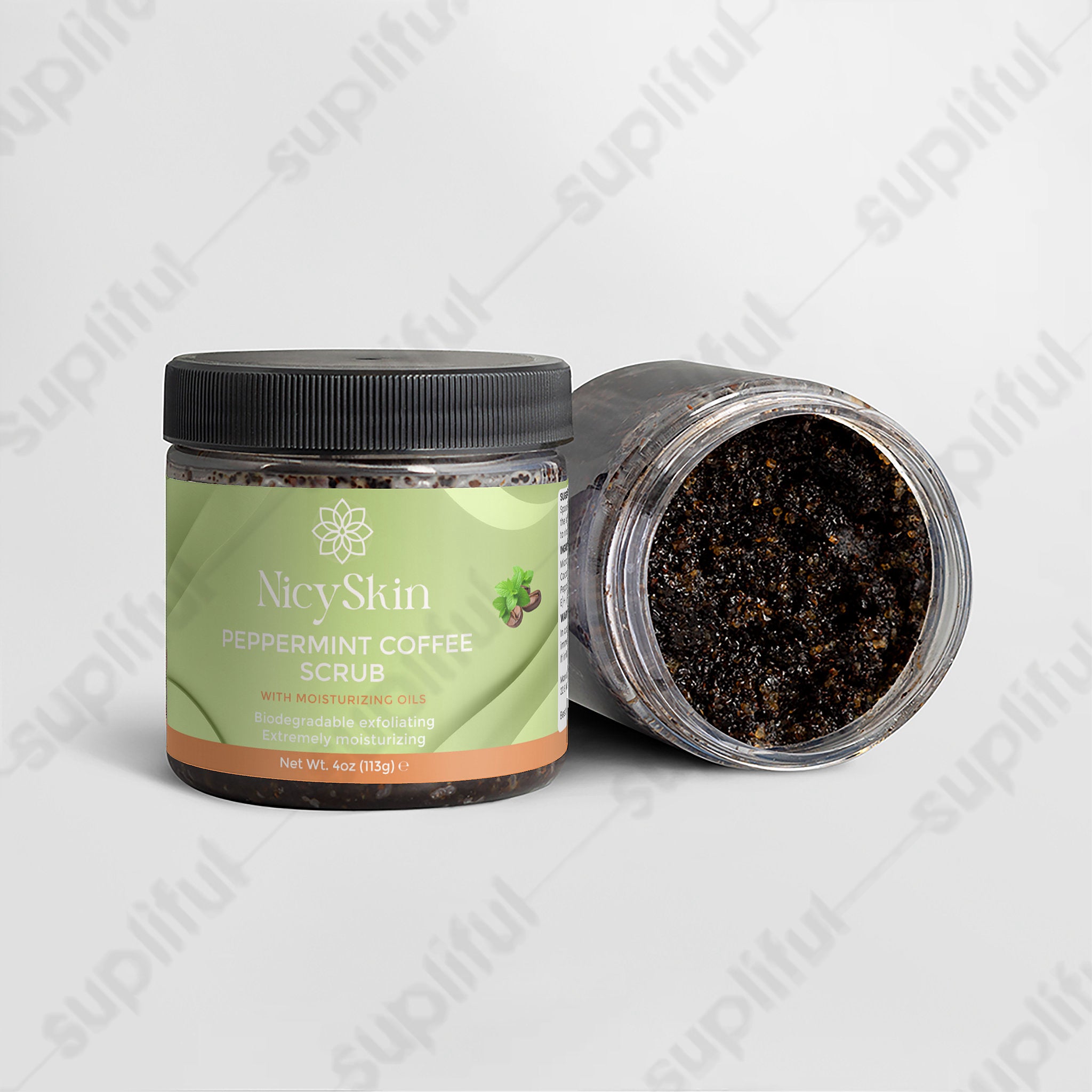 Peppermint Coffee Scrub