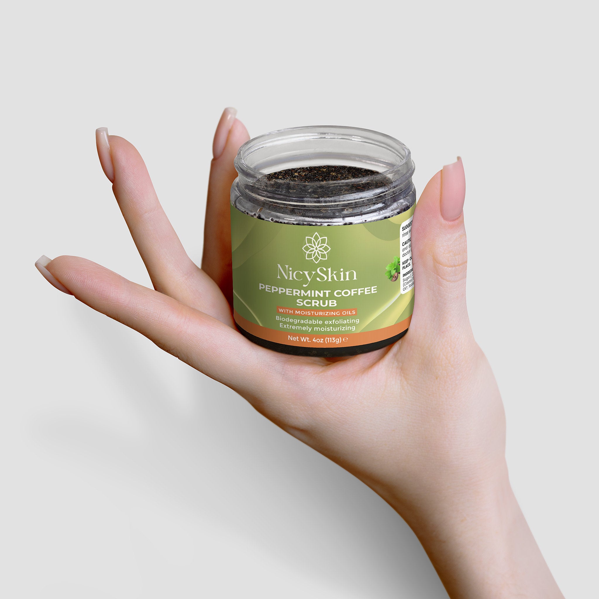 Peppermint Coffee Scrub