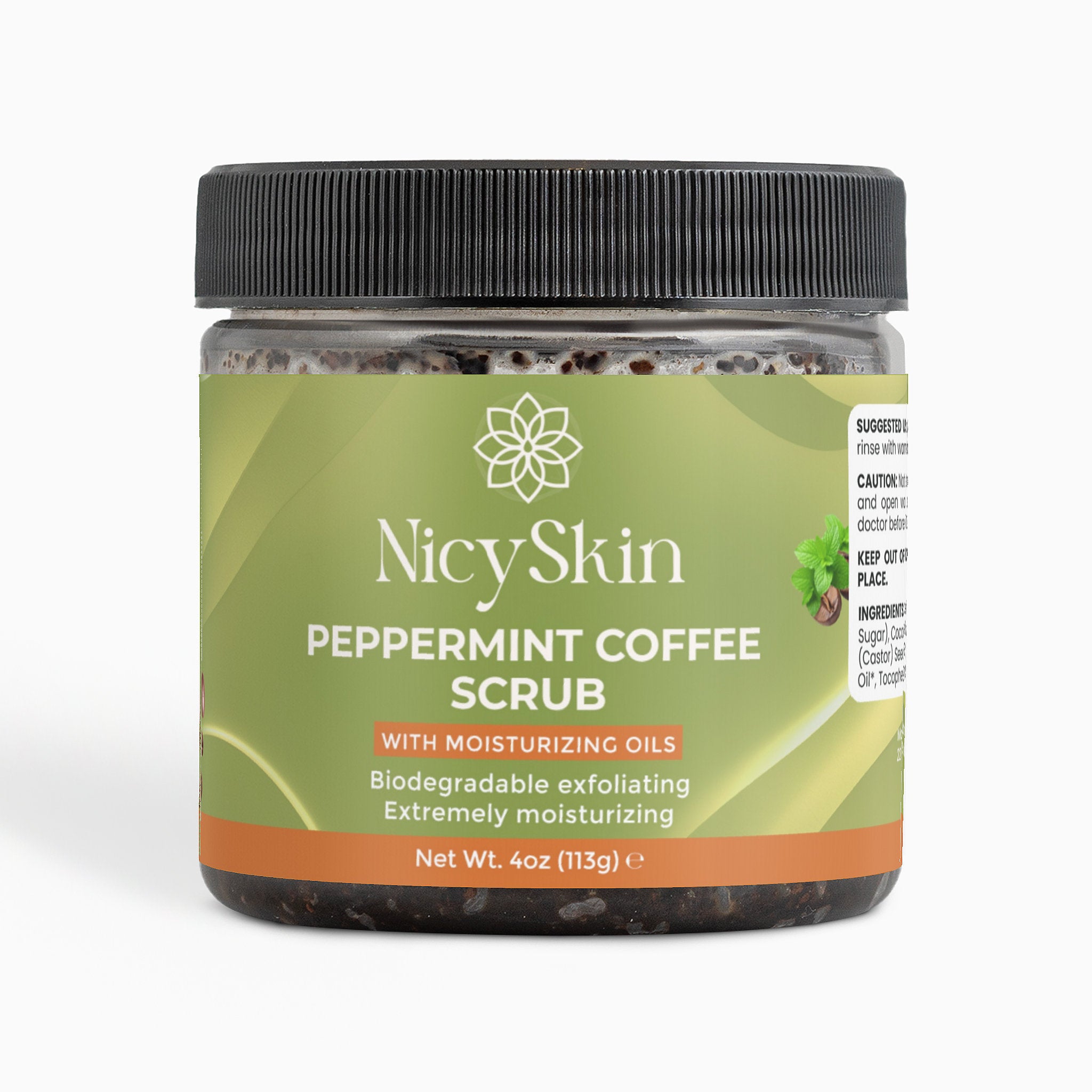 Peppermint Coffee Scrub